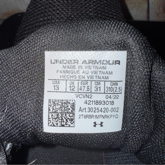 Under Armour Shoes Men’s size 13 - Picture 8 of 10